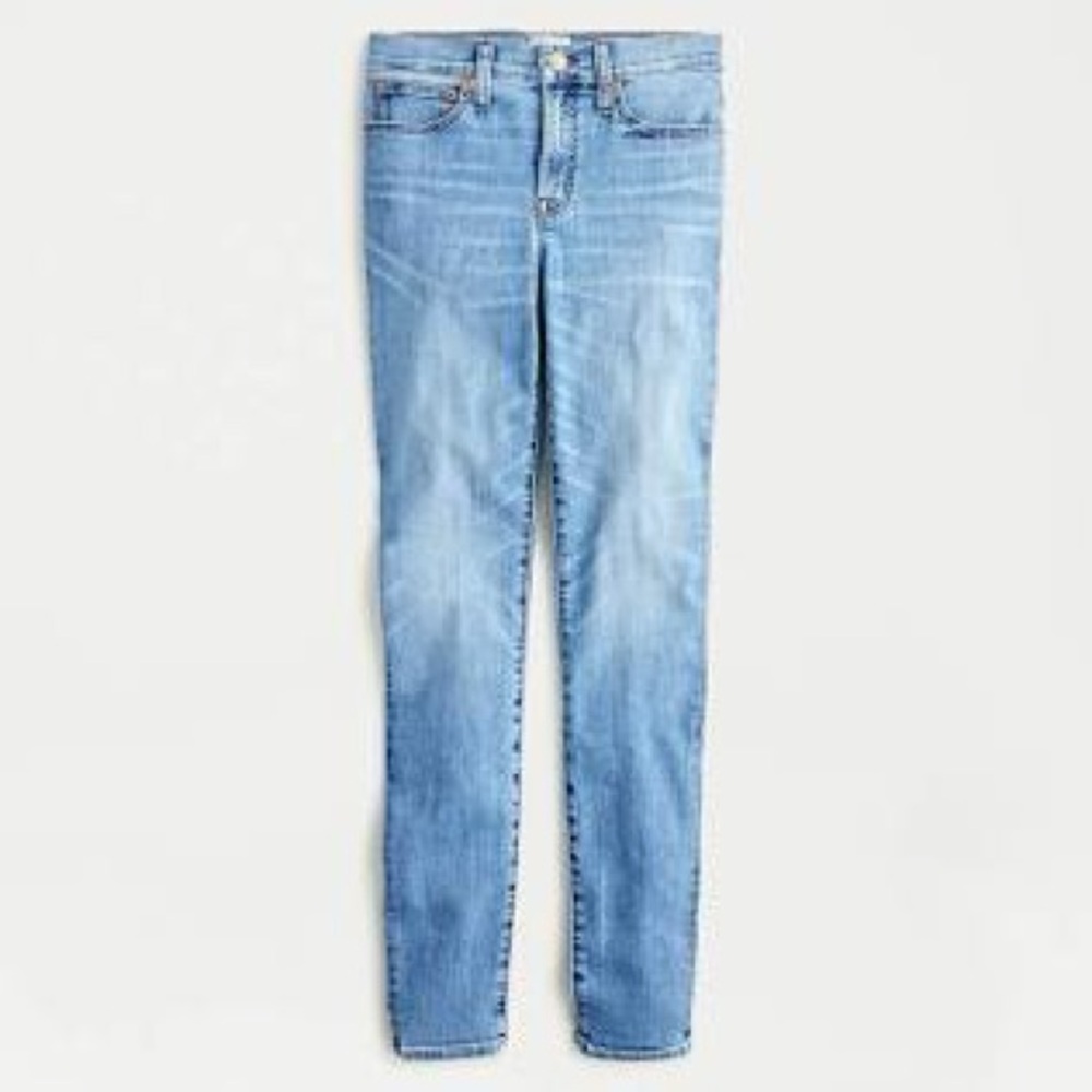 9" high-rise toothpick jean in Arizona Sky wash